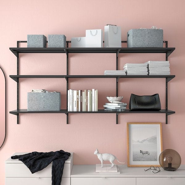 Ikea BOAXEL - Shelving unit, anthracite, 187x40x101 cm