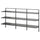 BOAXEL - BOAXEL Shelving unit, anthracite, 187x40x101 cm