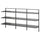 BOAXEL shelving unit, anthracite, 182x40x101 cm