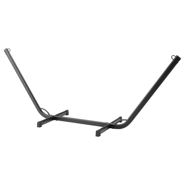 BOCKÖN hammock stand, outdoor, black, 308x100 cm