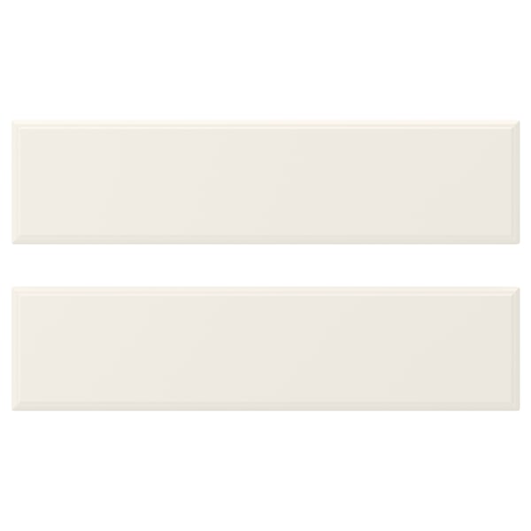 BODBYN drawer front, off-white, 40x10 cm, 2 pack