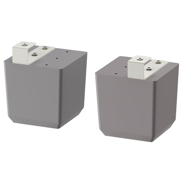 BODBYN - BODBYN Leg, grey, 8 cm