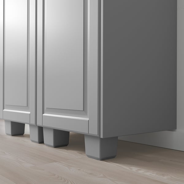 BODBYN - BODBYN Leg, grey, 8 cm