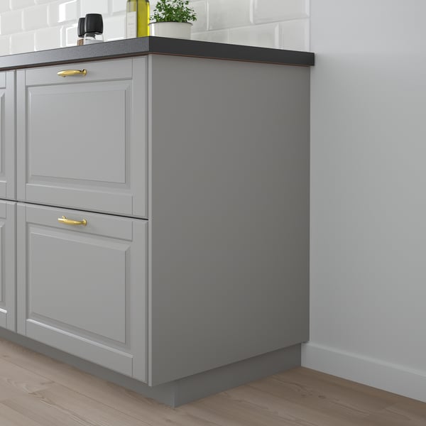 BODBYN - Cover panel, grey, 39x106 cm