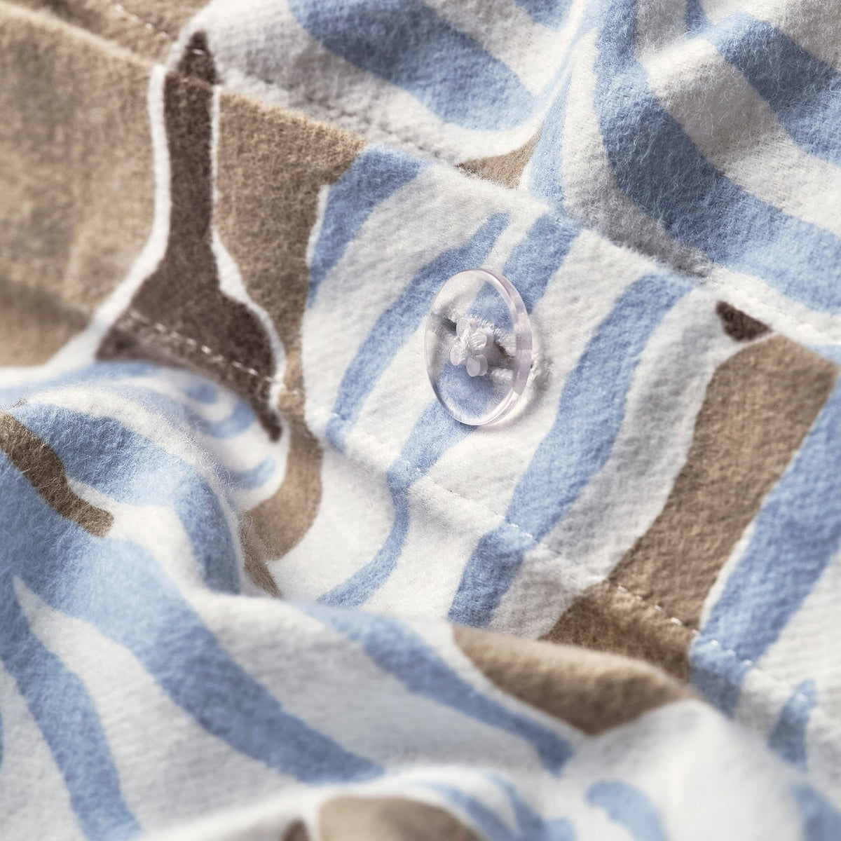 BÖNTRÄD duvet cover and 2 pillowcases, dark beige/floral pattern, 240x220/50x80 cm