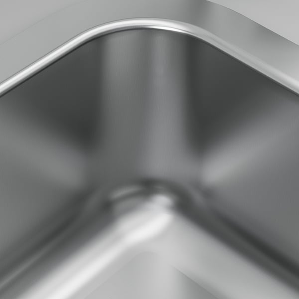 BOHOLMEN - BOHOLMEN Inset sink, 1 bowl, stainless steel, 47x30 cm
