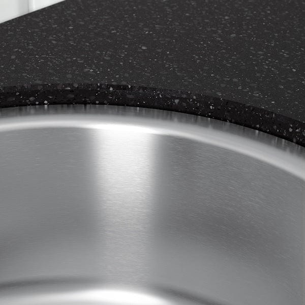 Ikea BOHOLMEN - Built-in 1-bowl sink, stainless steel, 45 cm