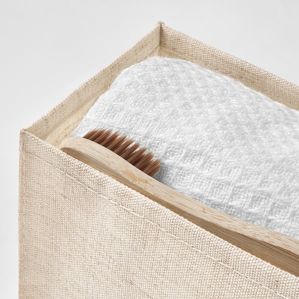 BOLLÖSUND - BOLLÖSUND Drawer organisers, set of 4, beige
