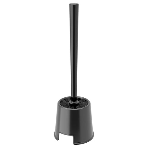 BOLMEN - Toilet brush/holder, black