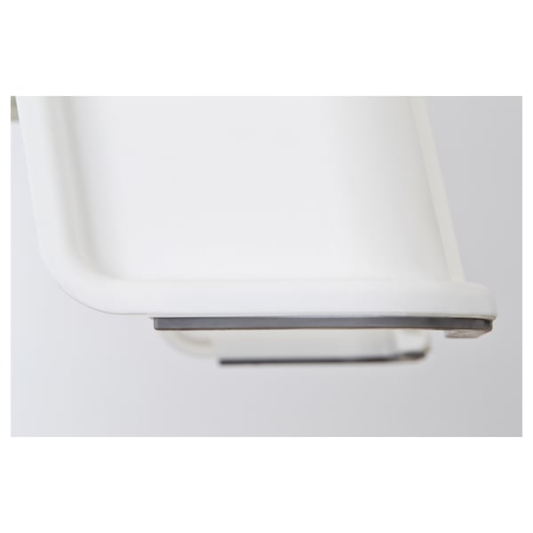 BOLMEN step stool, white, 44 cm