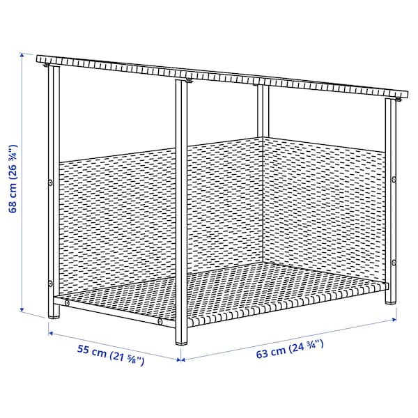 Ikea BOLMSÖ - Dog bed, outdoor dark grey