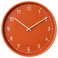 BONDIS wall clock, orange, 38 cm