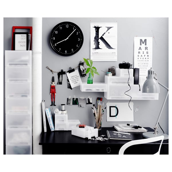 BONDIS - BONDIS Wall clock, black, 38 cm