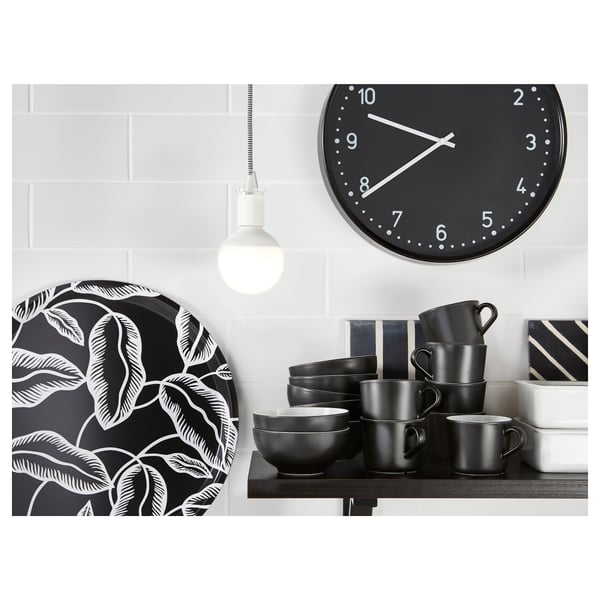 BONDIS - BONDIS Wall clock, black, 38 cm