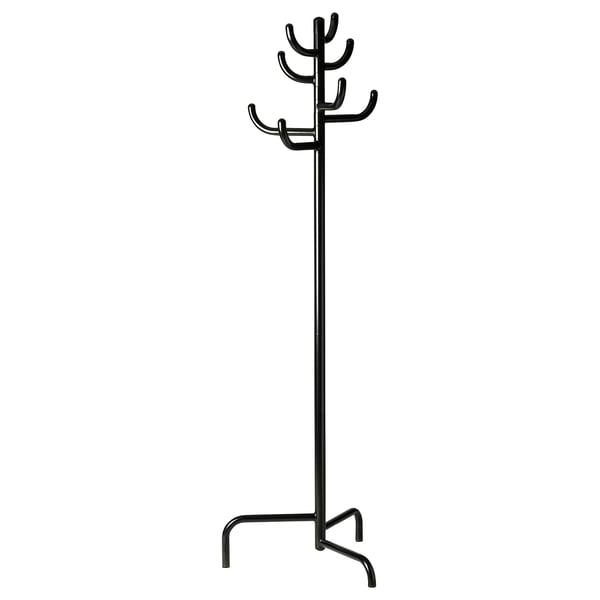 BONDSKÄRET - BONDSKÄRET Hat and coat stand, black, 175 cm