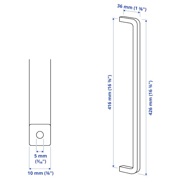 Ikea BORGHAMN - Handle, 426 mm