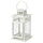 BORRBY lantern for tealight, in/outdoor white, 20 cm