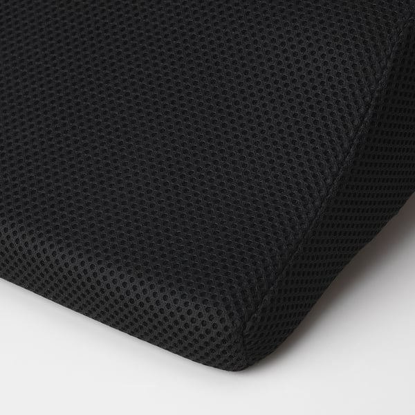 BORTBERG lumbar cushion, black, 31x23 cm