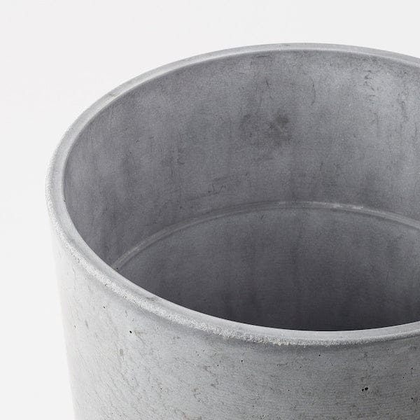 Ikea BOYSENBÄR - Plant pot, in/outdoor light grey, 19 cm