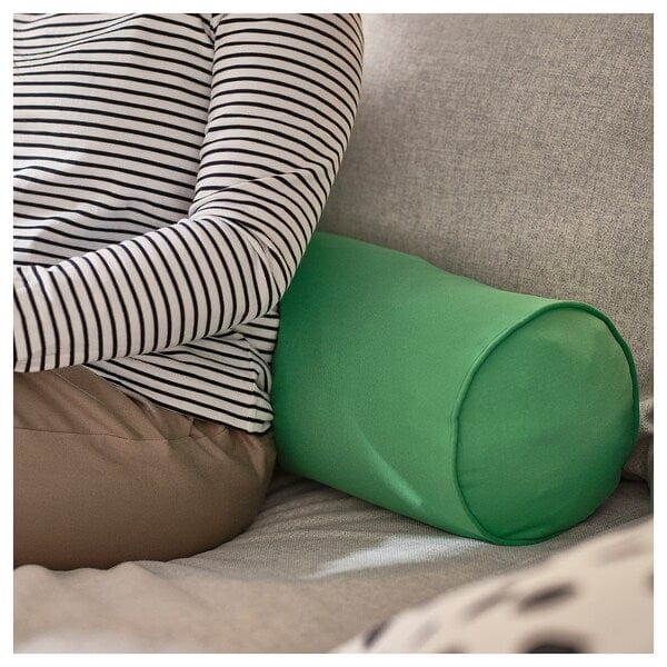 Ikea BRÄNNBOLL - Gaming pillow, bright green,18x110 cm