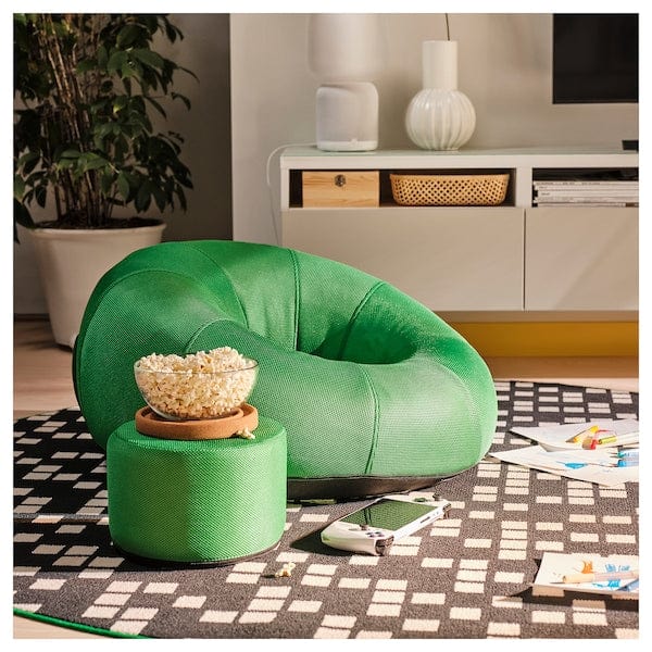 Ikea BRÄNNBOLL - Inflatable gaming armchair, bright green