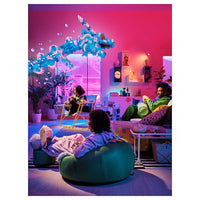 BRÄNNBOLL - Inflatable gaming armchair, bright green