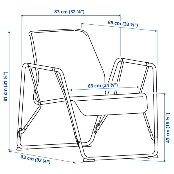 BRÄNNBOLL gaming easy chair, grey/bright yellow, 81x81x85 cm
