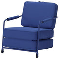 BRÄNNBOLL gaming lounge chair, Knisa bright blue, 73x80x88 cm