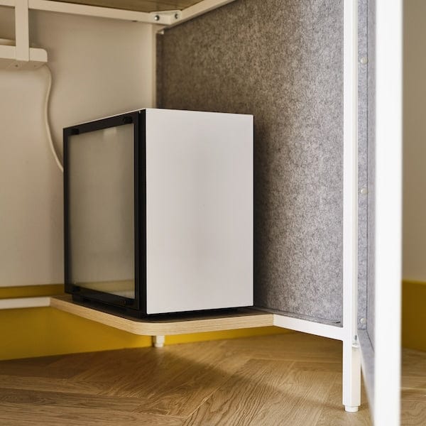 Ikea BRÄNNBOLL - Gaming station, light gray/white,100x72x180 cm