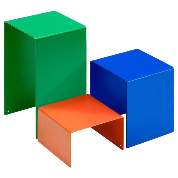 BRÄNNBOLL - Accessories stand, set of 3