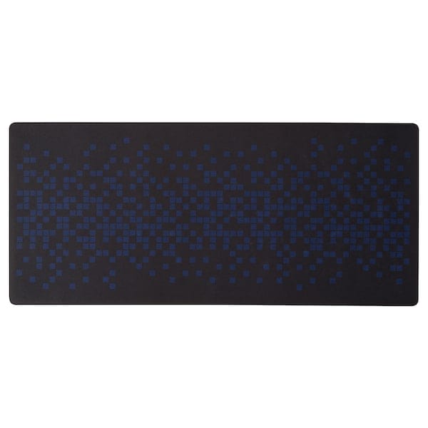 Ikea BRÄNNBOLL - Gaming mouse pad, black/patterned, 90x40 cm