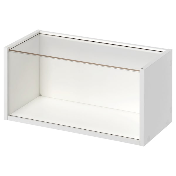 BRÄNNBOLL - Wall display case, white,50x25x25 cm