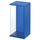 BRÄNNBOLL - BRÄNNBOLL Wall-mounted display cabinet, bright blue, 50x25x25 cm