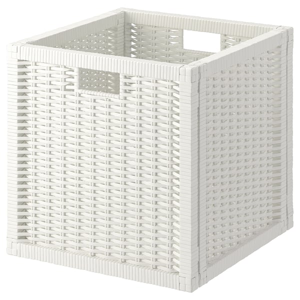 BRANÄS - BRANÄS Basket, white, 32x34x32 cm