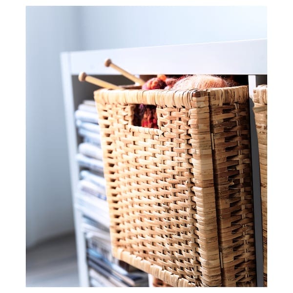 Ikea BRANÄS - Basket, rattan, 32x34x32 cm