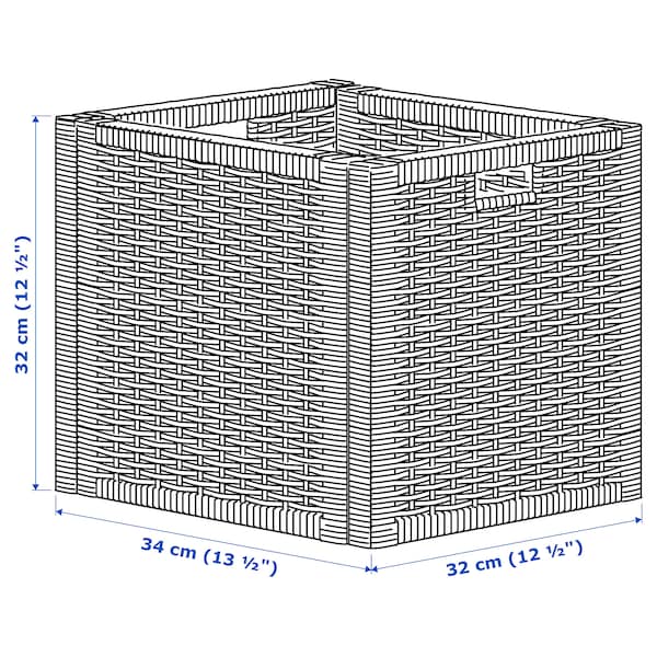 Ikea BRANÄS - Basket, rattan, 32x34x32 cm