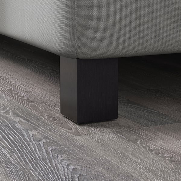 BRENNÅSEN - Leg, black mordant, , 10 cm