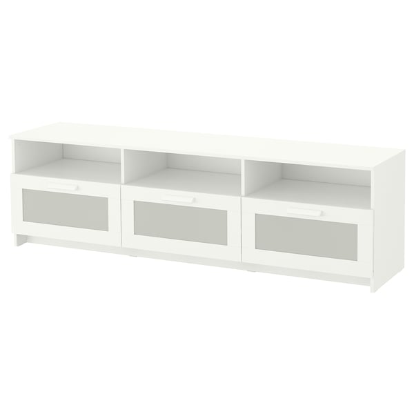 BRIMNES Mobile TV - white 180x41x53 cm , 180x41x53 cm