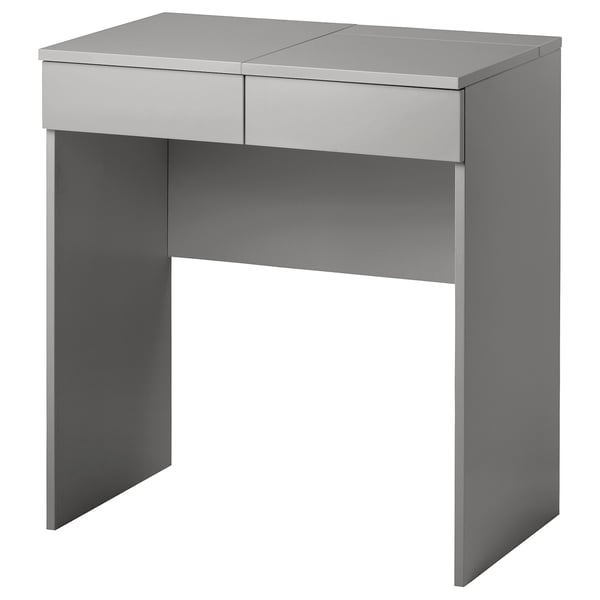 BRIMNES dressing table, grey, 70x42 cm