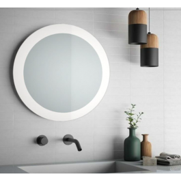 BRIO BATHROOM MIRROR W 55 H 55 CM ROUND FRAME