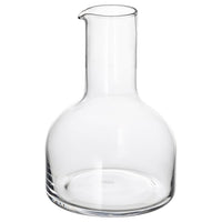 BRÖGGAN - Carafe, clear glass, 1 l