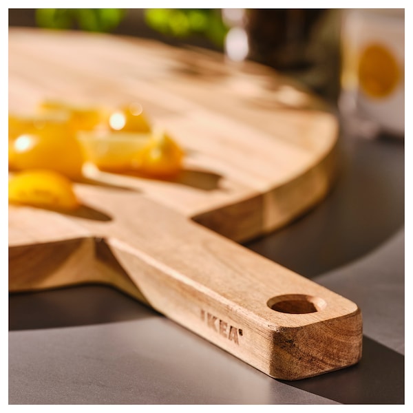 BRÖGGAN - Chopping board, acacia, 40 cm