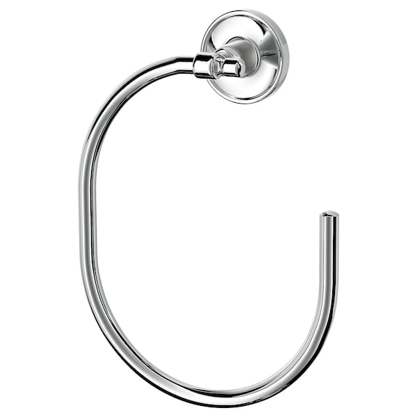BROFJÄRDEN towel holder, chrome effect, 21 cm
