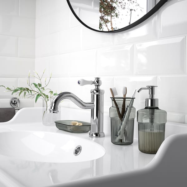 BROFJÄRDEN - BROFJÄRDEN 3-piece bathroom set, grey