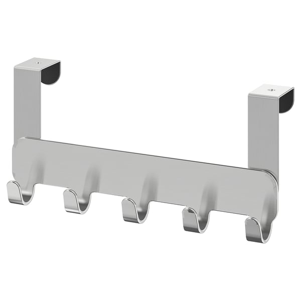 BROGRUND hanger for door, stainless steel, 29x14 cm