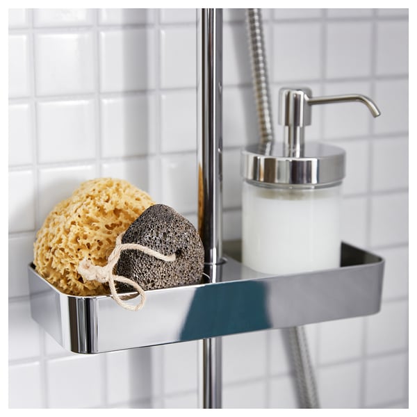 BROGRUND shower shelf, chrome-plated, 25x4 cm