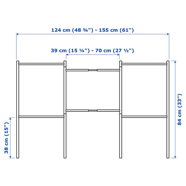 BROGRUND Extendable towel rack - stainless steel ,