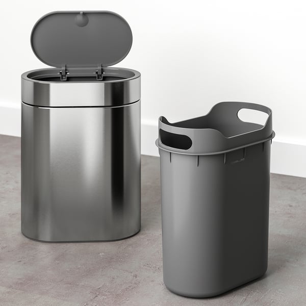 BROGRUND touch top bin, stainless steel, 4 l