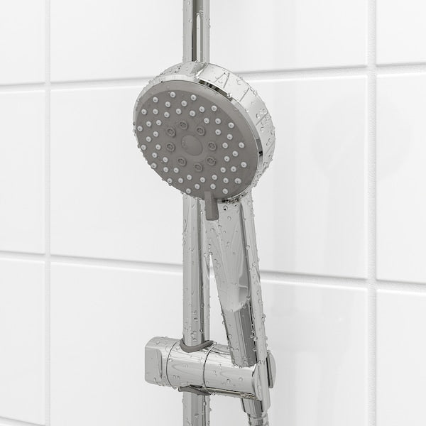 BROGRUND - Shower set with thermostatic mixer, chrome-plated