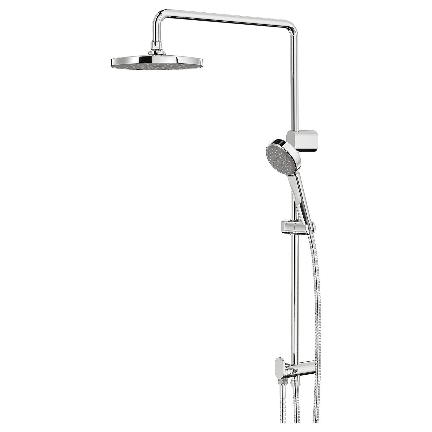 BROGRUND head/handshower kit with diverter, chrome-plated, 200 mm
